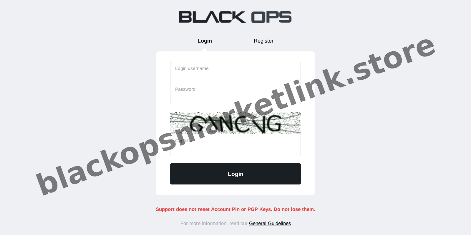 User Login Interface
